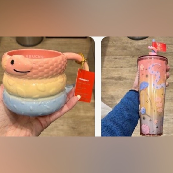 Starbucks Accessories - Starbucks lunar new year 2025 year of the snake mug and tumbler NWT
